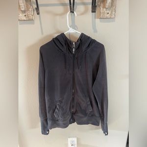 Fox zip up hoodie women’s L